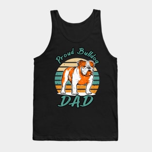 Bulldog Dad Funny Dog Lover Gift Tank Top